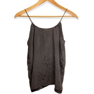 TUCKER 100% Silk Cami Blouse Black Size S